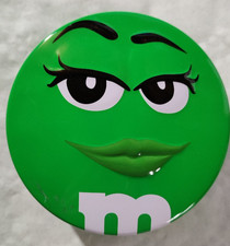 M&M runde Blechdose leer grün