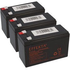 36V 3x 12V 9,5Ah Blei Akku
