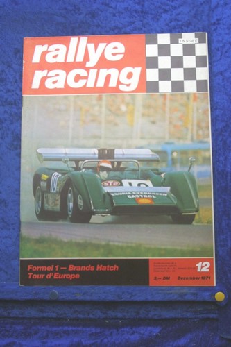 Rallye racing - rallye, 12/71