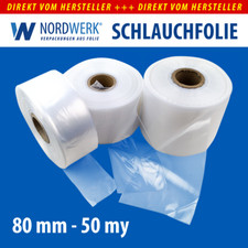 LDPE Schlauchfolie 80mm x 0,05