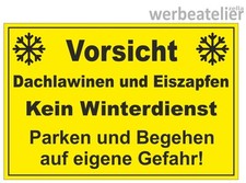 Schild 20x30 Kein Winterdienst