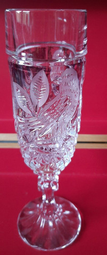 Kristall sektglas red bird in - +red,