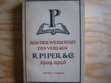 Aus der Werkstatt des Verlages