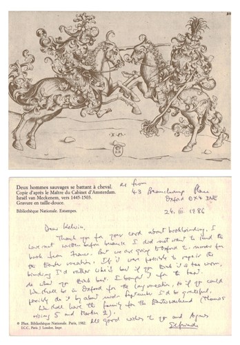 Vintage postkarte kunstdruck - -,