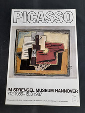 Ausstellungsplakat Picasso 1986/87 Kestner Gesellschaft Kunst