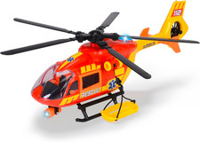 Dickie Toys Rettungs-Hubschrauber Airbus H145 3 Jahren Für Jungen Mit Seilwinde 