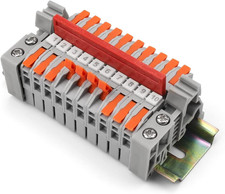 Reihenklemmen Hutschiene,  10