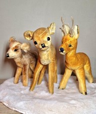 Steiff Rehe, Hirsch, Rehbock, Bambi, Konvolut, Alt, Mohair, Hermann, Sammlung