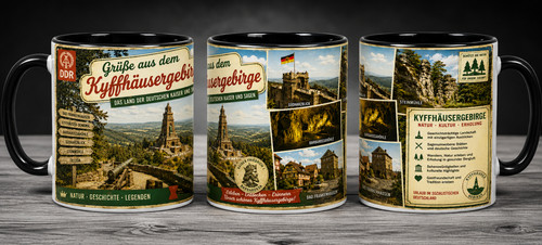 Ddr tasse kyffhäuser schwarz - tasse,