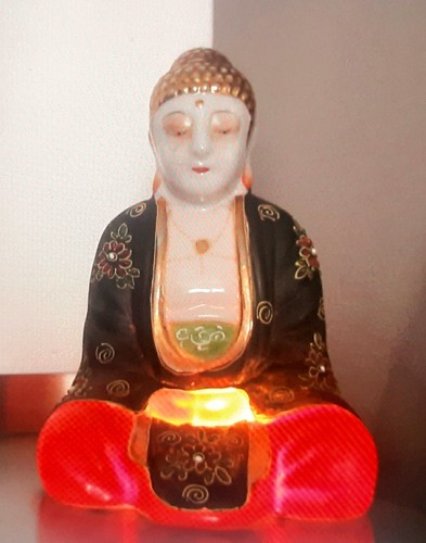 Vintage porzellan buddha - porzellan,