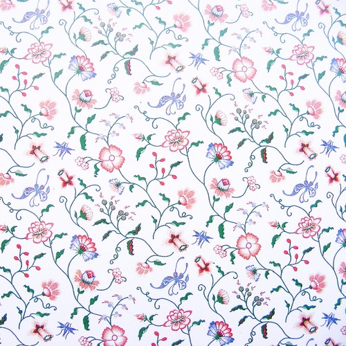 Puppenhaus tapete blumen bunt - tapete,