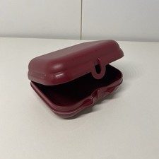 Tupperware Lunchbox Twin Größe 2 Bordeaux/Rot – Brotdose Behälter neu & OVP