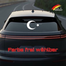 Auto Aufkleber Türkei Türkiye Turkey Wappen Flag Fahne Auto Sticker Folie #1