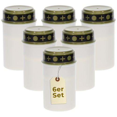 6er grablichter led - 6er,