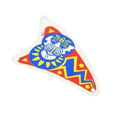 1x Lego Stoff Segel weiß rot