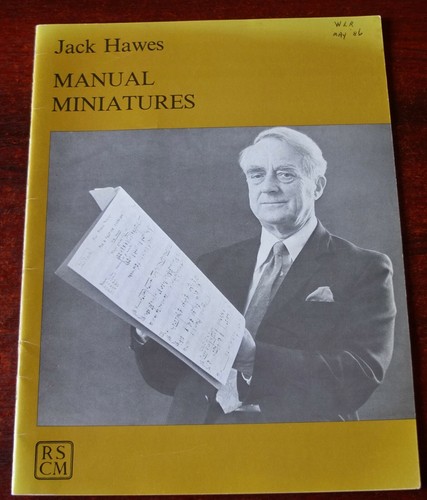 Jack hawes manual miniatures - jack,