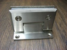 Duschtür / Glastür Scharnier Band Edelstahl V2A Türbeschläge Türbeschlag Dusche