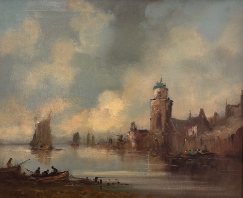 Flusslandschaft seelandschaft - flusslandschaft,