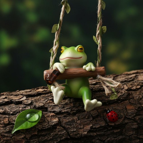 Froschschaukel hänger cartoon - froschschaukel-hänger,