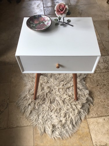 Nachttisch weiß aus holz mit - aus,