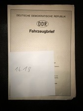 VW Golf 19 E DDR KFZ BRIEF