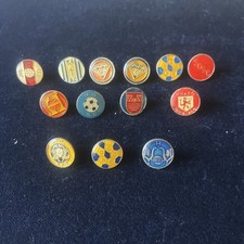 23 alte Englische Fußball Pins