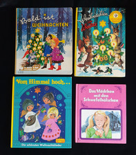 4 alte Pestalozzi Bilderbücher: Weihnachten im Walde, Bald ist Weihnachten etc.