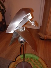 Schreibtischlampe, Nachttischlampe  Stehlampe Model Heavy Metal Aus Edelstahl !