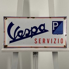 Piaggio Vespa Emailschild -