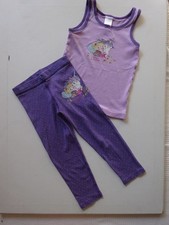 Schiesser Prinzessin Lillifee 2 Teiler Gr. 104 Unterhemd + lange Unterhose
