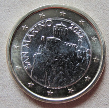 San Marino 1 Euro 2022 unzirkuliert Monte Titano