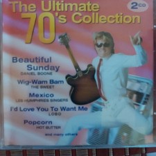 2 CDs " The Ultimate 70`s Collection-The Sweet,Hot Butter,Mud,Paper Lace