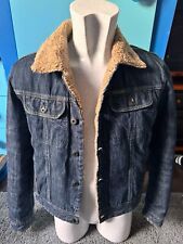 Orig. Diesel Sherpa  Trucker Jacke - Fellkragen  -blau  - Jacket - Grösse M  **