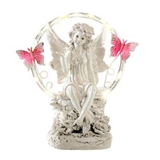 Solar LED Gartenfigur Elfe mit