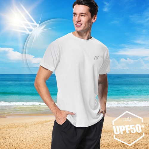 Herren block upf50 - upf50+, kurzarm