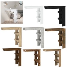 Wand Bartisch Bartresen Stehtisch Theke Regal Tisch Wandtisch 102x45x103,5cm