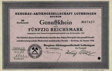 Bergbau-AG Lothringen 1934