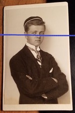 Paul Claßmann / Classmann im Winter 1911 als Student - CDV Freiburg / Studentika