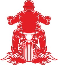 Auto Aufkleber Motorrad