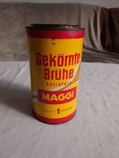 Maggi Gekörnte Brühe extrafein Dose aus den 50er Jahren