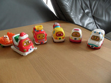 5 Vtech Auto Mini mit Sound & Sprache guter Zustand Batteriebetrieben schaut