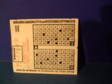 Sehr alter Lottoschein