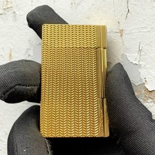 Neu Luxus Gold Feuerzeug mit