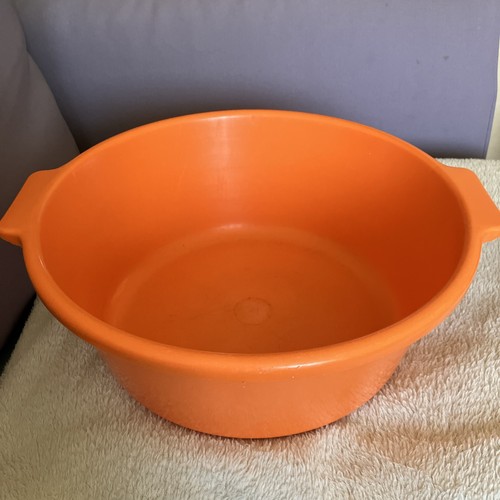Ddr schüssel plaste - plaste, orange