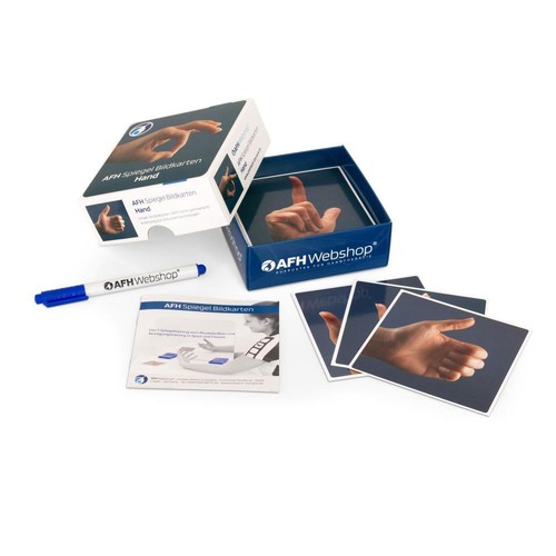 Spiegel bildkarten hand - hand, |