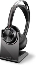 (B) Poly Voyager Focus 2 Kopfhörer-Set - Schwarz (213727-02) Headset ANC USB-C/A