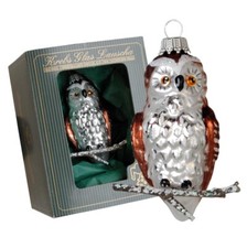 Eule Waldtiere Christbaumkugel