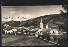 San Lorenzo /Pusteria, Totalansicht mit Umgebung, Ansichtskarte 