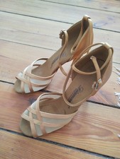 Diamant Tanzschuhe Damen, Gold