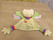 Schmusetuch Maximo Frosch Frog grün & bunt Schnuffeltuch Kuscheltuch Blume Biene